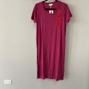 T-shirt Dress (Magenta)